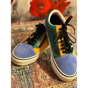 VANS Old Skool Mix & Match suede shoes. GUC. Size 6.5(M)/8(W)